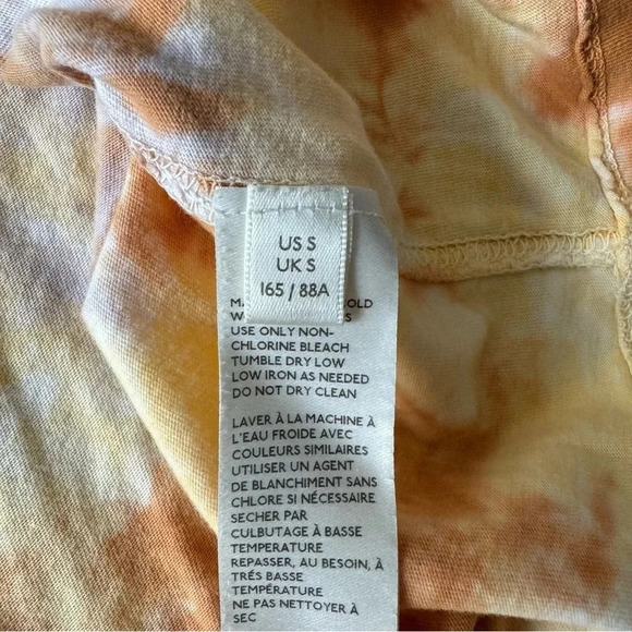 Free People Small Be Free Lilac Woods Tie Dye Long Sleeve Tee Shirt - Picture 4 of 8